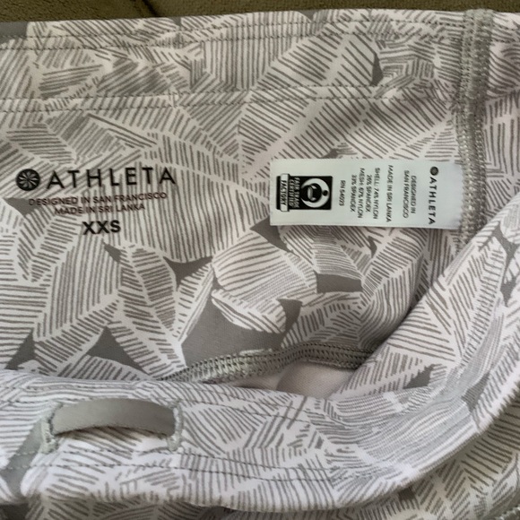 Athleta White/Gray Leggings - Picture 6 of 7